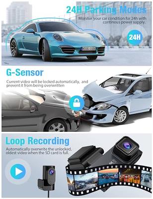 iZEEKER Dash Cam Front and Rear with SD Card 1080P Full HD Car Camera, Dual  Dash Camera for Cars with Accident Recording, Parking Monitor, Night