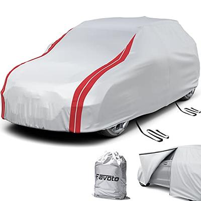 Favoto Car Cover Waterproof All Weather Sun Protection for Automobiles,  Outdoor with Reflective Stripe Windproof Snowproof Dustproof, Full Exterior  Cover Universal Fit for SUV (188-198 inch) - Yahoo Shopping