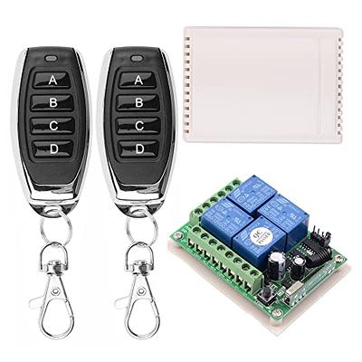 12V 2CH Radio Switch Wireless Receiver Switch Module 433Mhz Wireless Wall  Switch