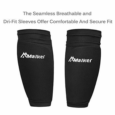 Malker Soccer Shin Guards for Kids Youth Adults Shin Guards Pads with Lower Leg  Sleeves, Lightweight and Compact, Protective Soccer Equipment (Black S) -  Yahoo Shopping