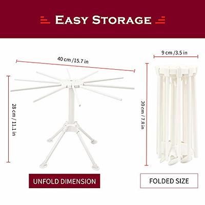 Collapsible Pasta Drying Rack For Easy Storage Pasta Rack