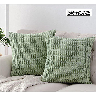 1pc Pillow Covers Velvet Striped Pattern - Soft Throw Pillows for Home  Decor, Luxury Decorative Pillow Covers for Sofa, Bed