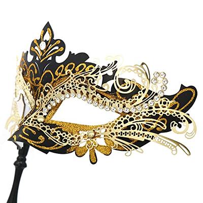 Couple Masquerade Mask Metal Masks Venetian Party Mask Halloween Costume  Mask Mardi Gras Mask