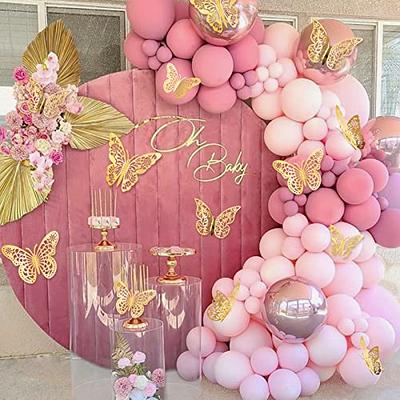 ERINGOGO Home Decor Mariposas Decorativas para Fiesta 36pcs 3D Flowers Wall  Decor Paper Removable Wall Stickers Cake Wedding Party Birthday Classroom