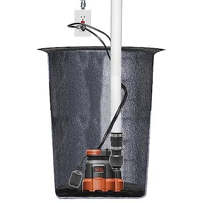 Black+Decker 1/3 HP Submersible Sump Pump, Pumps up to 2500 GPH - Yahoo  Shopping