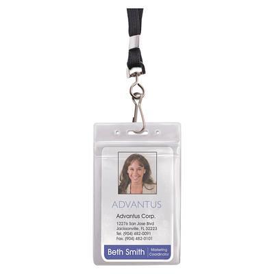 Mifflin Clear Plastic ID Badge Holders