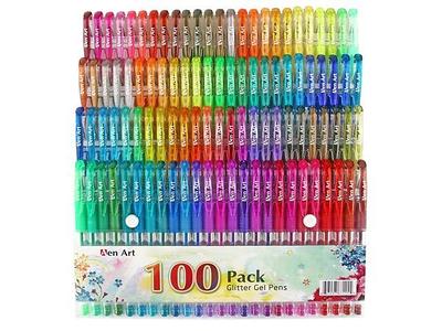 Primrosia 48 Gel Pens for Adult Coloring Book and Bullet Journal Pens no  bleed through in Glitter Pastel Metallics Neon Shades, 7.5x More Ink Fine  Point Markers Set - Yahoo Shopping