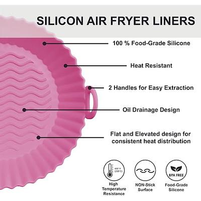 4PCS Air Fryer Silicone Liners,LYHOLKEER Dual Air Fryer Silicone Pot for 8  QT,Heat Resistant Rectangular Silicone Air Fryer Basket,Air Fryer Liners  Reusable for Air Fryer Accessories - Yahoo Shopping