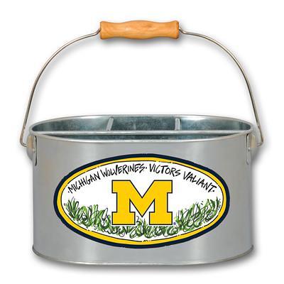 Michigan Wolverines Team Logo 12oz. Slim Can Holder