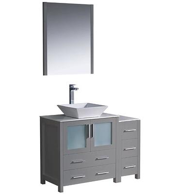 Studio Bathe Calais 42 in. W x 22 in. D Vanity in Pepper Gray with