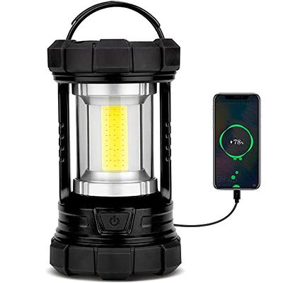 Lanterns, Camping Lantern, Solar Lantern Flashlights Charging for Phone,  Rechargeable Led Camping Lantern, Collapsible & Portable for Emergency