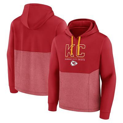 Men's New Era Red Kansas City Chiefs Big & Tall NFL Pullover Hoodie