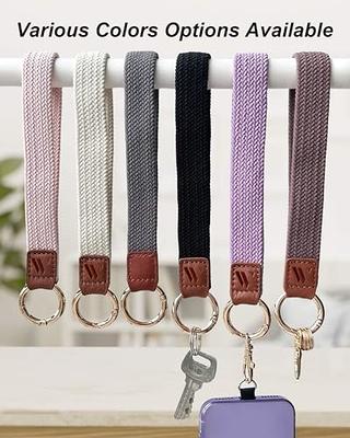 Handlein Wrist Lanyard for Keys.Long and Mini Wristlet Keychain Holder.Wristlet Strap Keychain for Women Man Car Keys