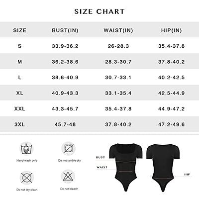 FeelinGirl Tummy Control Compression Bodysuit for Women Short Sleeve Thong Body  Suits Tops Basic Body Shaper T shirt - Yahoo Shopping