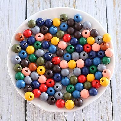 400pcs Small Half Wooden Beads for Crafts - Wooden Balls for Crafts