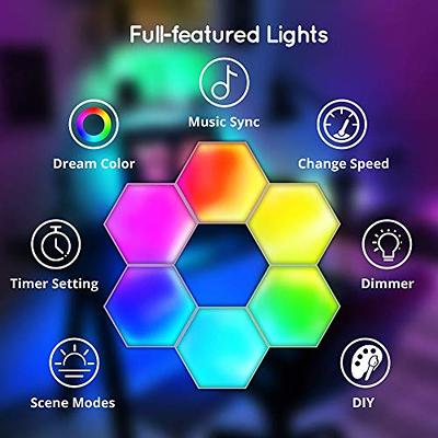 Led Light Rgb Gaming Hexagon, Bedroom Gaming Room Setup