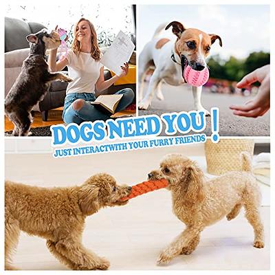 Dog Chew Toys, Dogs Training Treats Teething Rope Toys with