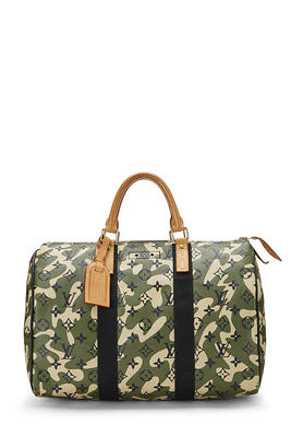 Takashi Murakami x Louis Vuitton Monogramouflage Speedy 35 - Yahoo Shopping