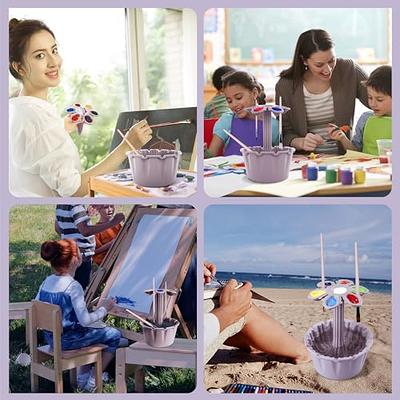 YGAOHF 6PCS Kids Paint Brushes Set - Assorted Colorful Small Paint