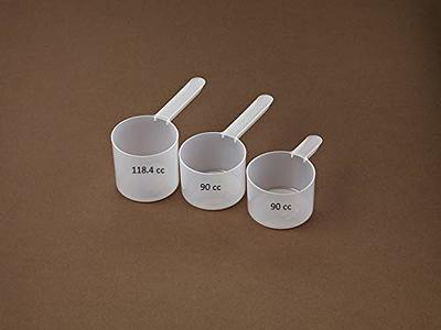 1/4 Cup (4 Tablespoon | 2 Oz. | 60 mL) Long Handle Scoop for Measuring  Coffee, Pet Food, Grains, Protein, Spices and Other Dry Goods BPA Free