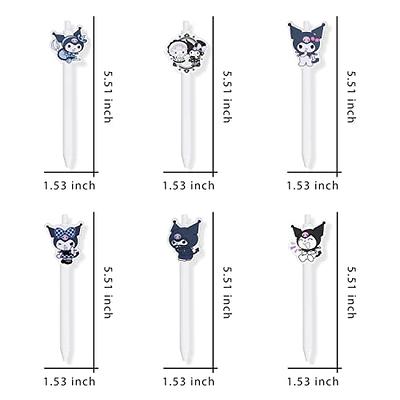  G-Ahora 6PCS One Anime Piece Pen Retractable Gel Ink