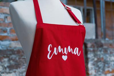 Personalised Matching Mother and Daughter Aprons, Embroidered Apron, Gift  for Mothers Day 