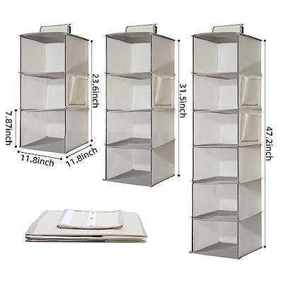 Covermates Keepsakes Hanging Closet Organizer - Heavy Duty Material, Sturdy  Interior Shelves - Closet Storage-Beige Heather - Yahoo Shopping