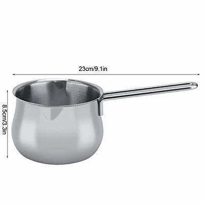 150ml Mini Stainless Steel Sauce Pan with Dual Pour Spout for