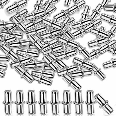 160pcs Shelf Pegs for Shelves Kit,Hardware Heavy Duty Shelf Pegs & Pins Kit,Bookshelf Pegs for Shelves in Cabinet,Shelf Clips for Cabinets,Metal