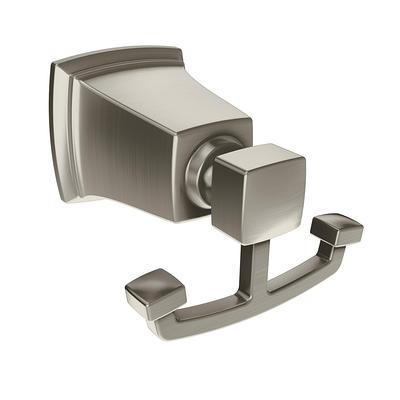 Moen Wynford Double Robe Hook Brushed Nickel YB5203BN