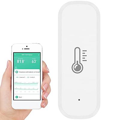 FUYGRCJ- Indoor Thermometer Hygrometer Smart Wireless WiFi