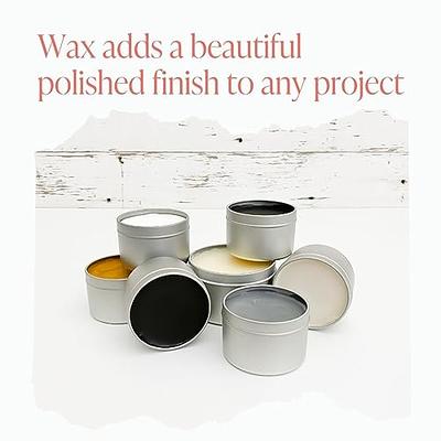 Furniture Wax - 100% Natural Sealant for Chalk Furniture Paint or Raw Wood,  Light Protection, Easy to Apply, No Odor, Eco-Friendly - 7 Color Choices 