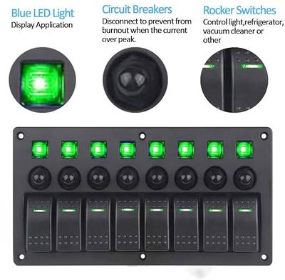 marine toggle switch panel