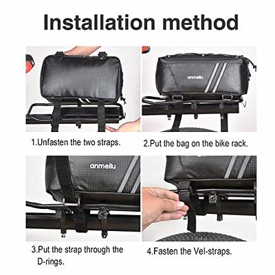 Cycling Carrier Rack Bag, Bicycle Rear Seat Trunk Bag