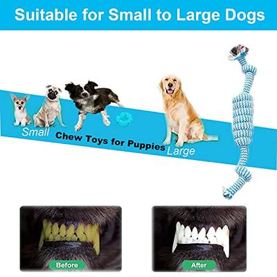 Zeaxuie Heavy Duty Various Dog Chew Toys for Aggressive Chewers - 9 Pack  Value Set Includes Indestructible Rope Toys & Squeaky Toys for Medium,  Large
