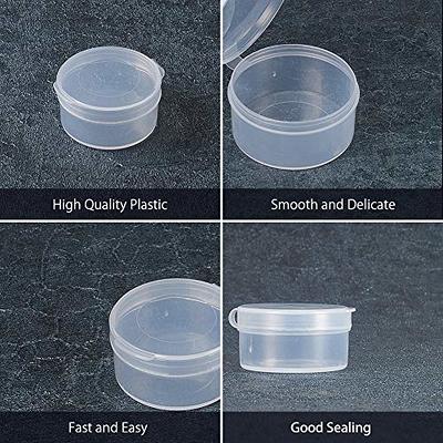 Small round plastic box mini plastic PP box round transparent