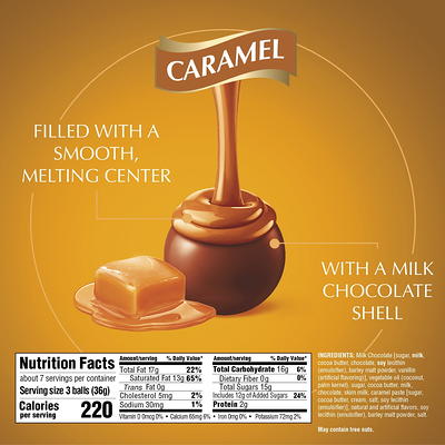 Lindt Lindor Caramel Milk Chocolate Candy Truffles, 8.5 oz. Bag - Yahoo  Shopping