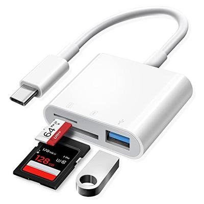 USB C SD Card Reader, Oyuiasle USB C to SD Card for iPhone 15/iPad/Mac/Laptop,  USB-C/Type C Memory Card Adapter for iMac, iPad Pro/Air/Mini, MacBook  Pro/Air, Galaxy, MicroSD/SD - Yahoo Shopping