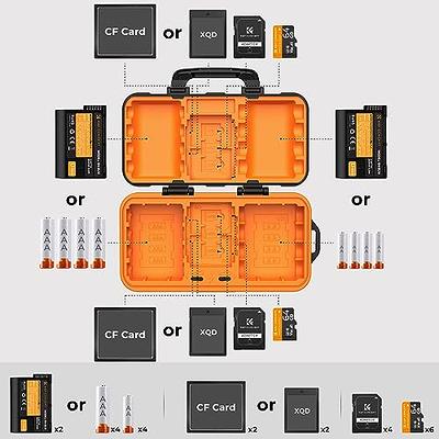 Waterproof SD Card Holder Camera Battery Case SD/XQD//TF for EN