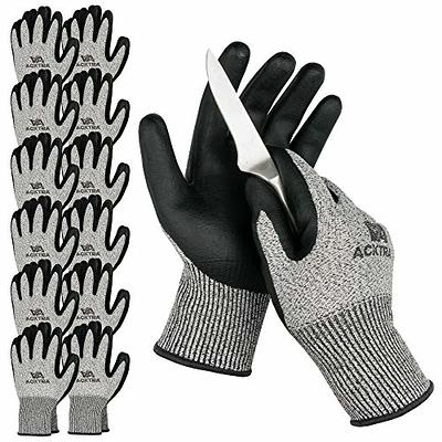 2-Pair) Kaygo Cut Resistant Work Gloves Micro Foam Nitrile Coated Medium  KG21NB