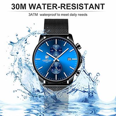 Lige Quartz Watch Analog Business Watch For Men & Women 9894