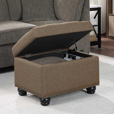 Convenience Concepts Designs4Comfort 5th Avenue Storage Ottoman