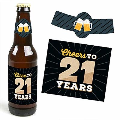 60th Birthday Gift for Men, Women - Vintage 1963 Two-Sided Beer Can Glass, 20 oz. (1 Count)