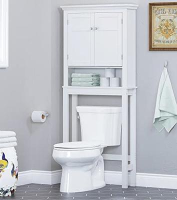 Home Bathroom Shelf Over The Toilet, Storage Cabinet Over Toilet, Bathroom  Organizer Space Saver - Yahoo Shopping