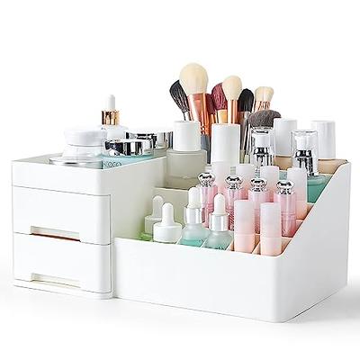 AITEE Acrylic Clear Makeup Organizer with 4 Drawers Stackable Cosmetics  Storage Display Case for Vanity,Bathroom Counter,  Dresser,Desktop,Countertop Holder for Lipstick, Eyeshadow, Nail Polish -  Yahoo Shopping