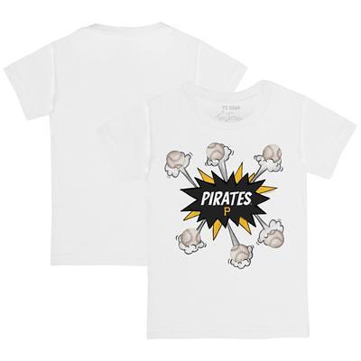 Pittsburgh Pirates Tiny Turnip Youth Heart Bat T-Shirt - White