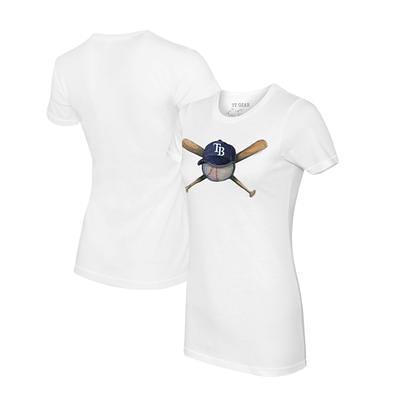 Women's Levelwear White Tampa Bay Rays Birch Chase T-Shirt Size: Small