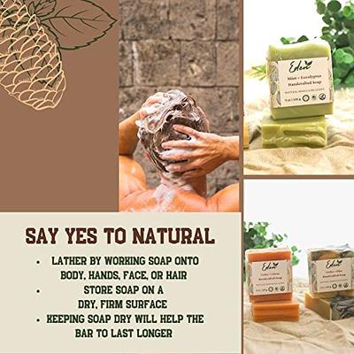 Cedar Citrus Bar Soap, Men's Soap, Natural Soap for Men