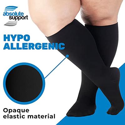 Truform Classic Medical Below Knee Open Toe Compression Socks - 20-30m –