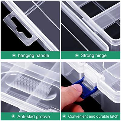 6 Pack Tackle Box Fishing Tackle Box Organizer Storage, Clear Fishing Box  Organizer with Movable Tray, Plastic Waterproof Compartment Organizer Box  for Fishing Lure Container, Craft, Beads, Jewelry - Yahoo Shopping